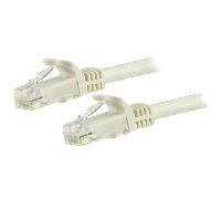 StarTech.com Cable de 1,5m Cat6 Ethernet de Red Blanco - RJ45 sin Enganches - 24AWG