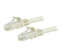 StarTech.com Cable de 1,5m Cat6 Ethernet de Red Blanco - RJ45 sin Enganches - 24AWG