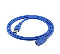 1.5 Metros de Alta Velocidad USB 3.0 GBPS M/F Hombre al Cable extensión Compatible with hub Teclado Mouse Auricular - 1pcs-Blue(0.3m)