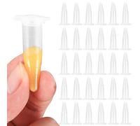 1,5 ml Tubos de Centrífuga, 400 Pcs Micro Muestra de Tubo de Ensayo Centrífuga e Plástico, Viales de Muestra Cónico Recipiente Transparente con Tapa a Presión para Laboratorio Experimento