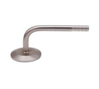 1.5" Tri Clamp x 3/8"(9.5mm) Hose Barb with 90 ° Bend 50.5mm OD 304 Stainless Steel Homebrew Beer YZWRWRMKTB