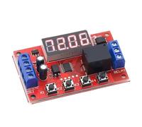 1/5 Uds DC 5V 12V 24V 10A módulo de relé de retardo de tiempo ajustable LED relé de sincronización Digital temporizador retardo interruptor controlador de tiempo(3 Pcs,24V With Case)