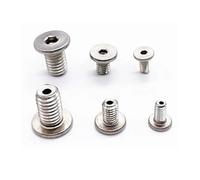 1-5 uds M1.6 a M10 M12 304 Agujero hueco de acero inoxidable a través del aire Allen hexagonal tornillo cabeza oblea plana ultrafina(6mm,2pcs M2)