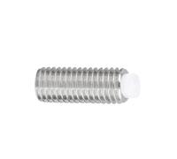 1-5 Uds M2 .5 M3 M4 M5 M6 M8 M10 M12 M16 304 Zócalo Hexagonal De Acero Inoxidable Plástico Nylon Perro Punta Convexa Tornillo Fijación(14mm,5pcs M2.5)