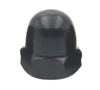 1-5 Uds M3 M4 M5 M6 M7 M8 M10 M12 Tapa De Acero Al Carbono Negro Tuercas Bellota Ciegas Base Hexagonal Decorativas(M12 x 1pcs)