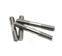 1-5 uds M3 M4 M5 M6 M8 M10 304 varilla de doble rosca tornillo acero inoxidable perno prisionero(60mm,M5 2pcs)