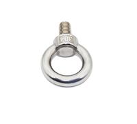 1-5 uds M3 M4 M5 M6 M8 M10 M12 tuercas de ojo elevación/anillo tornillo tornillos tuerca enganche acero inoxidable 304 para equipos mecánicos(M27,2PCS)