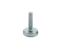 1-5 uds. Tornillo de pulgar cabeza plana moleteado M3 M4 M5 M6 M8 M10 pernos vidrio pared cortina ajustar sin herramientas(30mm,M3 5pcs)