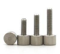 1-5 uds tornillos de pulgar de acero inoxidable M2 M3 M4 M5 M6 M8 perno de pulgar de cabeza moleteada(40mm,M8 (1PCS))