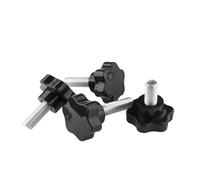 1-5 unidades de tornillos ajuste pomo estrella for manija M3 M4 M5 M6 M8 M10 M12(X70mm,M10 2pcs)