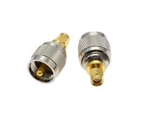 1/5 unidades UHF SO-239 PL-259 a SMA SO239 PL259 macho hembra RF conector adaptador convertidor de prueba(SMA UHF-JJ 1pcs)