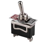 1/5 unids/set 250V 15A interruptor de palanca SPST 2Pin resistente coche barco ON/OFF interruptor de palanca basculante(1pc)