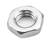 1-50 piezas de tuercas hexagonales delgadas de acero inoxidable M3 M4 M5 M6 M8 M10 M12 M14 M16 M18 M20 Tuercas hexagonales delgadas(M10 10pcs)