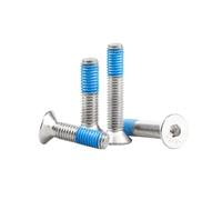 1-50 piezas M2.5/M3/M4/M5/M6/M8/M10/M12/M16 acero inoxidable 304 tornillos con cabeza hundida y casquillo hexagonal con pegamento anti-deslizante, M5x10mm