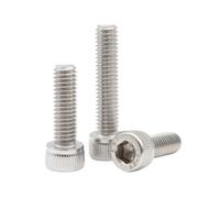 1-50 Piezas M4-M12 Tornillos de cabeza cilíndrica hexagonal interior moleteada en acero inoxidable DIN 912, M8x18mm(10 unidades)