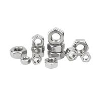 1/50 Uds A2 304 tuerca hexagonal de acero inoxidable for perno de tornillo M1 M1.2 M1.4 M1.6 M2 M2.5 M3 M4 M5 M6 M8 M10 M12 M16 M20 M24((1pcs) M18)