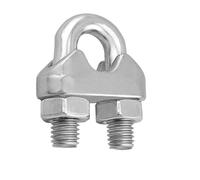 1-50 Uds. Abrazadera de Cable en forma U accesorios sujeción eslinga cuerda alambre acero inoxidable para(M4-1PCS)