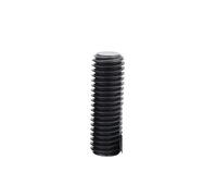 1-50 Uds M1.6 M2 .5 M3 M4 M5 M6 M8 M10 M12 M14 M16 negro 12,9 hexágono de acero extremo punta plana tornillo fijación DIN913(12mm,10pcs M6)