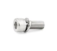 1/50 Uds M2 .5 M3 M4 M5 M6 M8 M10 304 cabeza hexagonal de acero inoxidable tornillo SEM con combinación arandela resorte(14mm,25pcs M3)