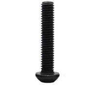 1-50 Uds M2 .5 M3 M4 M5 M6 M8 M10 M12 cabeza de botón negro tornillo hexagonal redonda(10mm,M6 10pcs)