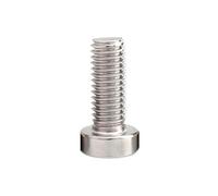 1-50 Uds M2 .5 M3 M4 M5 M6 M8 M10 M12 DIN7984 304 hexagonal de acero inoxidable zócalo fino perfil bajo cabeza tornillo Allen(10mm,10pcs M5)