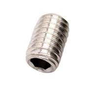 1-50 Uds M2 .5 M3 M4 M5 M6 M8 M10 M12 M16 DIN916 A2 304 Hexagonal De Acero Inoxidable Hexágono Allen Cup Point Set Tornillo Comida Perno(50mm,M6 50pcs)