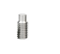 1-50 Uds M2.5 M3 M4 M5 M6M8 M10 M12 M16 304 hexágono Allen de acero inoxidable extremo convexo perno sin cabeza tornillo fijación punta perro DIN915(30mm,10pcs M6)