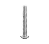 1-50 Uds M2 M3 M4 M5 M6 M8 M10 M12 304 Cabeza Redonda De Acero Inoxidable Hexagonal Tornillo Con Botón Seta Tornillos Allen DIN7380(14mm,M2.5 50pc)