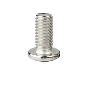 1-50 Uds M3 M4 M5 M6 M8 304 Acero Inoxidable Gran Cabeza Hexagonal Plana Allen Muebles Remache Tornillo Conector Junta Perno(10pcs M4,8mm)