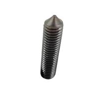 1-50 Uds. Tornillo hexagonal de acero grado 12,9 negro, extremo cónico, perno sin cabeza M2 .5 M3 M4 M5 M6 M8 M10 M12 M16, tornillo fijación punta cónica(16mm,50pcs M3)