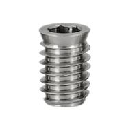 1-50 Uds Tornillo Sin Cabeza M1.6 M2 .5 M3 M4 M5 M6 M8 M10 M12 304 Hexagonal De Acero Inoxidable Juego Pernos Punta Plana(10mm,M3 50pcs)