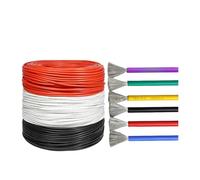 1~50m cable de silicona flexible 28 26 24 22 20 18 16 15 14 13 12 10 AWG cobre suave de alta temperatura