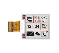 1.54inch E-Paper (B) E-Ink Raw Display Panel Compatible con Raspberry Pi 200x200 Tricolor con Controlador Integrado Comunicando Vía Interfaz SPI