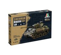 1:56 ITALERI Tank M4A3E8 Sherman Miltary 1945 Kit IT25772