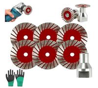 1.57" Diamond Saw Blades Set, 40mm Multi-Functional Professional Mini Diamond Cutting Blade Set, Precision Stone Cutting Easy Tool with Mandrel for Tile,Granite,Marble,Sandstone,Grinder,Concrete