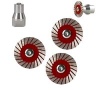 1.57 Diamond Saw Blades Set - Precision Stone Cutting Made Easy, 40mm Diamond Saw Blades for Granite, Marble, Sandstone (3Pcs)