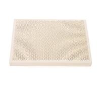 1.5cm Thick Ceramic Soldering Board - Heat Resistant Welding Plate with Holes for Casting Tools 1pc(14.5cm x 10.2cm x 1.5cm)