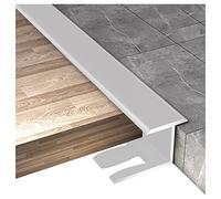 1.5cm Wide Doorways Lightweight Gap Connecting Strips,Carpet Floor Transition Strip, Aluminum Door Bar, for 0.5-0.6 Thickness Floor(Silver,140cm/55.1in)