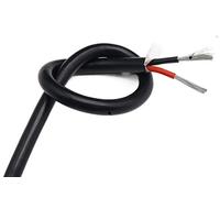 1/5M 0,3 0,5 0,75 1 1,5 2 4mm Cable de goma de silicona ultrasuave 2 3 4 6 núcleos Cable de cobre Flexible aislado de alta temperatura(Sq 0.75mm x 5m,3 Cores)