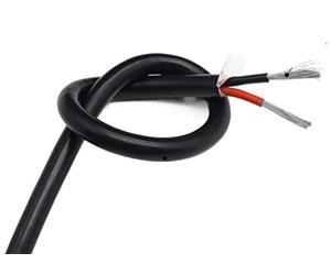1/5M 0,3 0,5 0,75 1 1,5 2 4mm Cable de goma de silicona ultrasuave 2 3 4 6 núcleos Cable de cobre Flexible aislado de alta temperatura(Sq 1.5mm x 5m,2 Cores)
