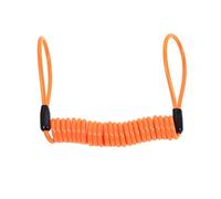 1.5M Bloqueo de disco de alarma, cable de recordatorio anti ladrón Cable de recordatorio de resorte Cable de bobina Uso de bicicleta Scooter de motocicleta(naranja) Lock Lock Otras Modificaciones