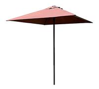 1.5m Garden Shade Square Umbrella Lawn Pool Barbecue Bar Outdoor Patio Western Restaurant Umbrella with 4 Metal