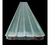 1.5mm Hojas De Techo Corrugado,3/5/6/8/10/13/15pcs Paneles Para Tejado Resistentes Al Impacto,Placa De Iluminación Natural De Fibra De Vidrio,Chapa Tejado O Pared (0.9×0.8m,5pcs)