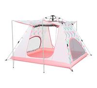 1-6 Person Dome Tent, Outdoor Waterproof Pop Up Tent, UV Protection, Flower Pattern Tent, For Backpacking Cycling Hiking Camping