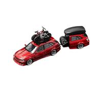 1:64 Altezza Adornos De Fundición De Metal A Pequeña Escala Modelo De Aleación Coche De Juguete Exquisita Artesanía Decoración(Red)