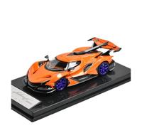 1:64 Apollo IE Supercar Simulación Modelo De Coche De Metal Fundido A Presión Regalos Coleccionables para Aficionados No Control Remoto Modelos(Naranja)
