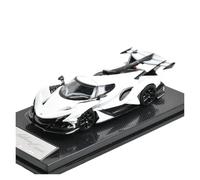1:64 Apollo IE Supercar Simulación Modelo De Coche De Metal Fundido A Presión Regalos Coleccionables para Aficionados No Control Remoto Modelos(White)
