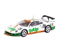 1 64 Coche de Carreras para la Carrera F40 Le Mans Modelos de Coches de aleación Adornos de Coche estáticos para coleccionar No Control Remoto Modelos