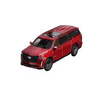 1:64 Escalade ESV 2023 Colección De Modelos De Coches De Aleación Adornos Decorativos para Vehículos Exquisita Artesanía Decoración(Red)