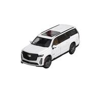 1:64 Escalade ESV 2023 Colección De Modelos De Coches De Aleación Adornos Decorativos para Vehículos Exquisita Artesanía Decoración(White)